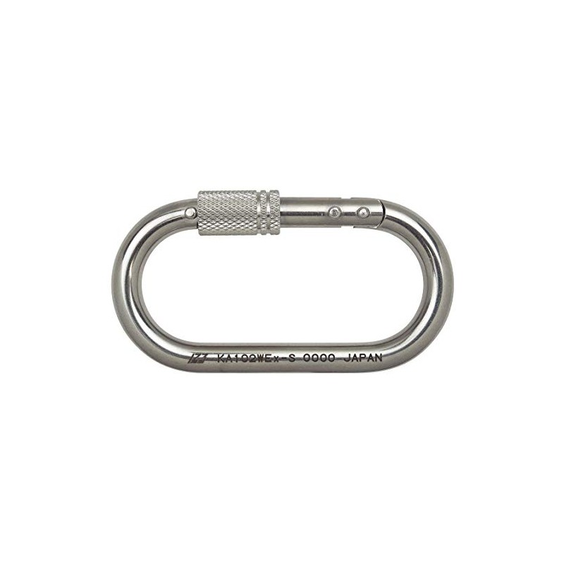 123 Carabiner Ex Stainless Steel KA102 Double Stopper KA102WEXS