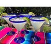 Mexican Hand Blown Glass – Set of 4 Hand Blown