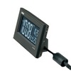 Seiko Clock Tabletop Clock 01: Black Main Body Size: 2.5×6.1×1.5
