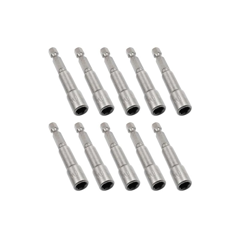 SIMAIYUN 10 Pcs 1/4 Inch Quick Change Power Nut Driver