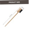 Healvian Wooden Eyebrow Styling Brush Set Small Multi-Effect Comb for