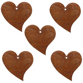 Rostikal Rust Decorative Hearts Wedding Decoration Vintage Decoration Living Room Garden Decoration (5, 10 cm)