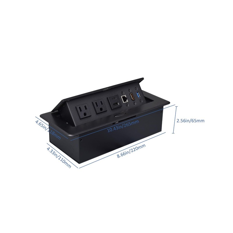 Jiangce Conference Table Power Hub, Pop up Power Outlet with