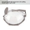 Microwave Splash Heating Cover PC Food Splatter Guard with Extension