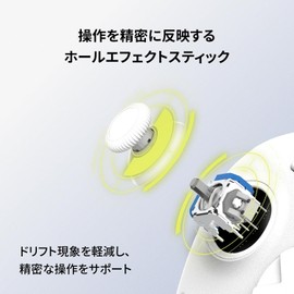 GRAPHT Omni コントローラー 【ホワイト】ホールエフェクト センサー 搭載 ポーリングレート 1000Hz モーションセンサー ジャイロ ゲームパッド PAD FPS TPS RPG 格ゲー