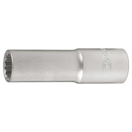 KS Tools 911.3990-E Spark Plug Socket 12 Point - 3/8 Inch 14 mm with Rubber on Stand