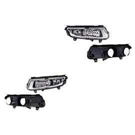 DEPO 2 Faros Niebla Delanteros Compatible con VOLKSWAGEN VENTO de 2016 a 2019