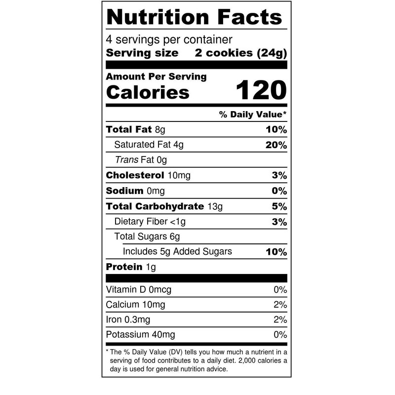 Unna Bakery Butter Cookies (Oatmeal Cookie with Coconut, 3.4 oz)