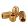 ANSIEDIO Grub Screws Allen Screws Hexagon Socket Grub Screws Brass