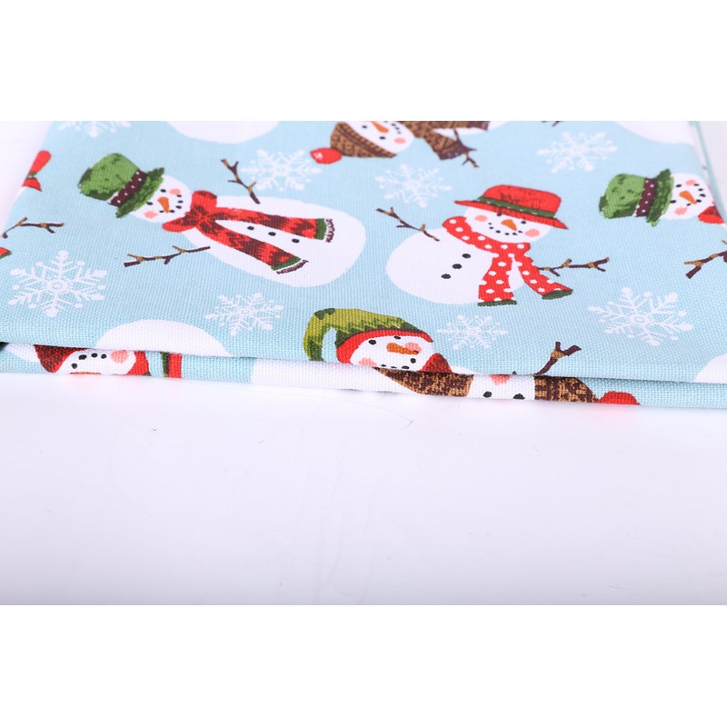 Christmas Snowmen Cotton Tea Towel