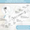 Shower Handle Replacement for Delta RP74148, Compatible with Delta Foundation