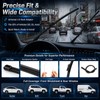 BBTO 4 Set 26"+16" Windshield Wipers with 12" Rear Wiper