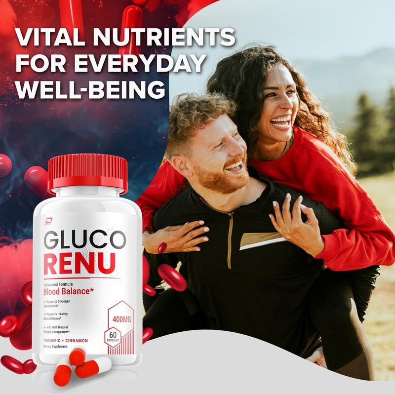 Gluco Renu ( 3 Pack) Gluco Renu Capsules - GlucoRenu