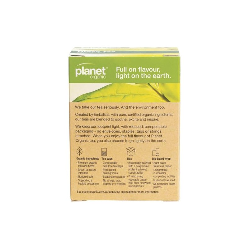 Planet Organic Green 25 Tea Bags