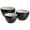 Sango 3-pc. Nova Mixing Bowls, Black