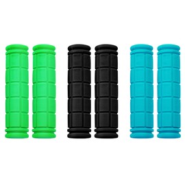 ONLYFU 6 Pieces Bike Handlebar Grips Premium Non-Slip Bicycle Handlebar Grips Cover for Bikes Scooters BMX Mountain Bikes Scooters Cruiser Tricycle (6 Pcs)