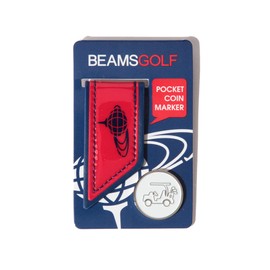 BEAMS GOLF / Pocket Coin Marker II, red