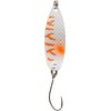 FTM Spoon Hammer UV Blinker 2.4 g - White/Orange/Black Trout