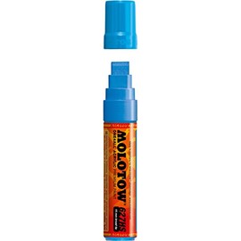 Molotow ONE4ALL Acrylic Paint Marker, 15mm, Shock Blue Middle, 1 Each (627.205)