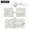 SANKINS Self Closing Gate Hinges Heavy Duty Hardware Hinges for