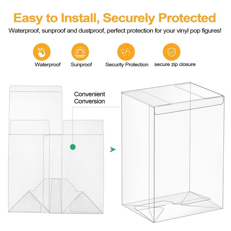 20 Pack Pop Protector Cases for 4" Funko Pop Vinyl