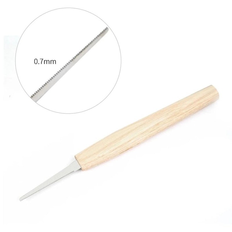 0.7mm & 1.3mm Bridge Pin Hole Slotting Saw Kit For