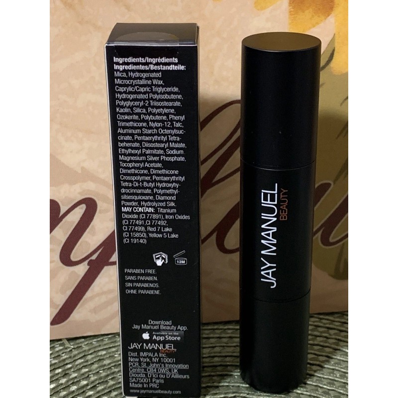 Jay Manuel Beauty CREAM BLUSH DUO CRUSH NIB