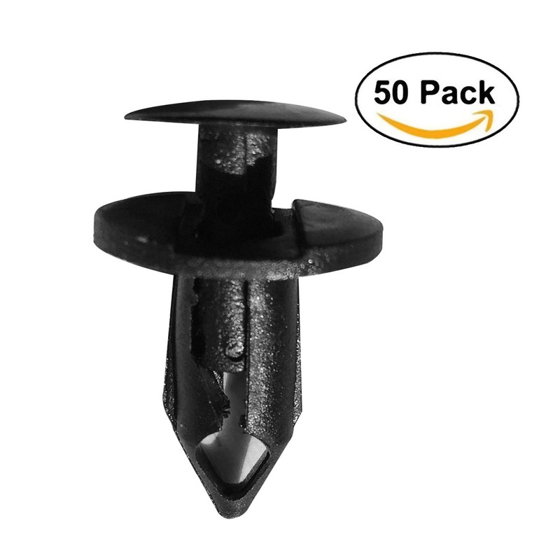 Lantee Car Clips - 50 Pieces Universal Nylon Plastic Fastener