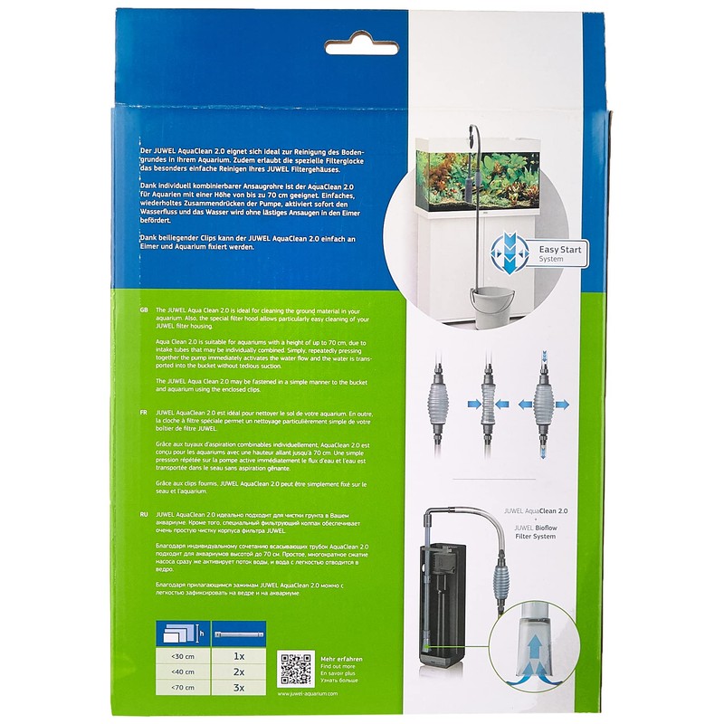 Juwel Aquarium - AquaClean 2.0 - Bodengrund- und Filterreiniger -