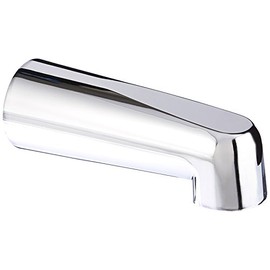 EZ-FLO 7 Inch Slide-On Bath Tub Spout with Set Screw, Chrome, 15076