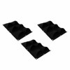 3Pcs 6 Pocket Plant Growing Bag Degradable Wall Hanging Felt