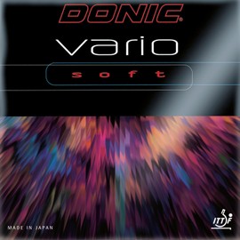 Donic Rubber Vario Soft, options 1,8 mm, black