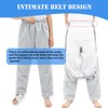 AUSTYLCO Tear Away Pants for Men Two Side Zippers Sweatpants