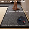 L Shape Kitchen Mat, Anti-slip Corner Kitchen Mats for Floor,