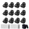 12 Pcs Mini Hair Clips Set, Non-Slip Claw Clips for