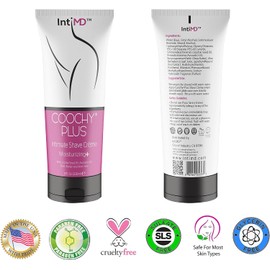 IntiMD COOCHY PLUS (2 Pack) Intimate Shave Cream Rash-Free With MOISTURIZING+ 8oz