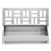 Stainless Steel Toothpick Holder Hollowed Out Rust Prevention Rectangle Toothpick