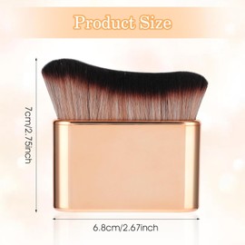 Body Tanning Brush Siren Makeup Brush,2Pcs Siren Makeup Brush Siren Foundation Brush,Self Tanning Brush Body Makeup Brush Self Tanner Body Face Blending Brush,Self Tan Brush Self Tanning Brush,Color A