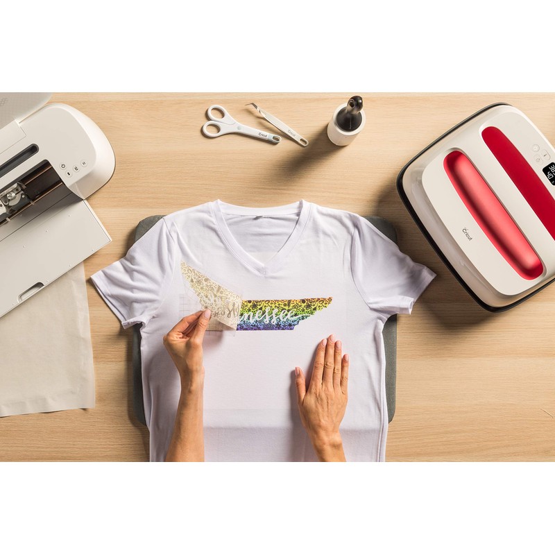 Cricut Men's T-Shirt Blank, Crew Neck, XL White