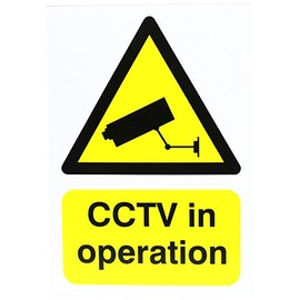 SIGNSLAB SR11221 GN00751R Warning Sign "CCTV In Operation", A5, PVC