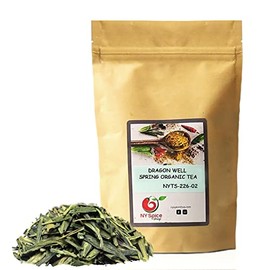 NY SPICE SHOP Dragon Well Osmanthus Herb Tea – Herbal Leaves Blend – All Natural Flavored Loose Leaf (4 Ounce)