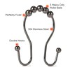 Goowin Shower Curtain Hooks, Rust Resistant Shower Curtain Rings Metal