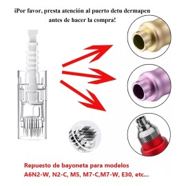 30 Cartuchos Para Dermapen, Dr. Pen 12, 36, 42, Nano Agujas
