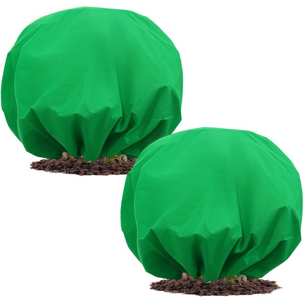 NNG 2PCS 8.1ft Dia. Round Winter Plant Covers Reusable Tree