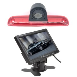 Dolphin Automotive High Level OEM Style Brake Light Rear Reversing Camera For Opel/Vauxhall Movano 2022 Onwards (Camera With 7" Dash Monitor)