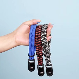 BECAT Kamera Handschlaufe Gurt Schnellverschluss Camera Strap Wristband Handgewebtes Einstellen Trageschlaufe Compatible with Canon, Nikon, Sony, Olympus, Pentax, Leica DSLR SLR Wrist Strap Grün, L40