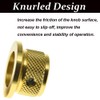 2 Pieces Rotary Potentiometer Knobs, Knurled Knob for Volume Control