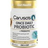 Caruso's Once Daily Probiotic Capsules, White & Golden, 60 Count