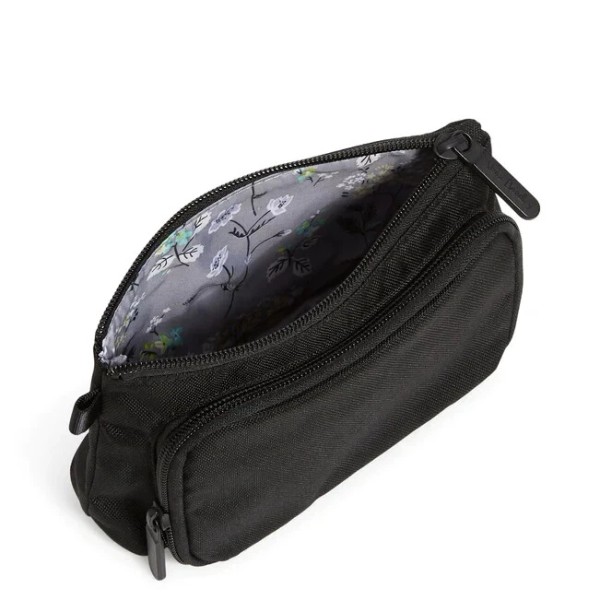 Vera Bradley Lighten Up Compact Organizer Black Makeup Cosmetic Travel