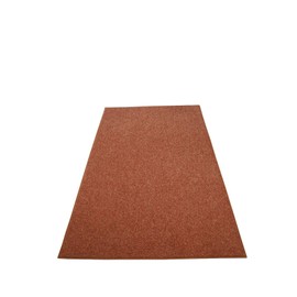 Furnish my Place Modern Plush Solid Color Rug - Rust, 20" x 40" Half Round, Pet and Kids Friendly Rug. Made in USA, Area Rugs Great for Kids, Pets, Event, Wedding, Living Room